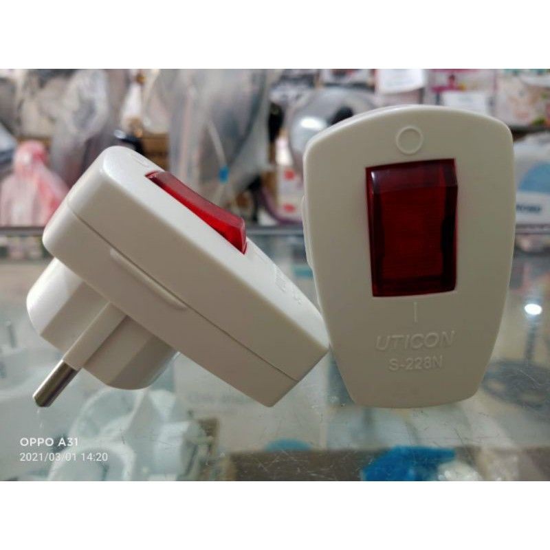 Steker Switch Lampu Uticon