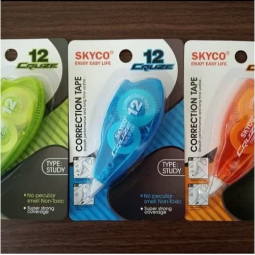 

Menakjubkan Corection Tape Skyco 12M /Box Sale!!!