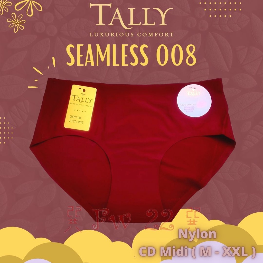 CD Seamless Tally 008 Anti Jiplak Berbahan Nylon yang Lentur dan Adem serta Nyaman Dipakai Seharian