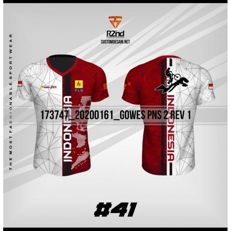 jersey baju kaos sepedah printing custom