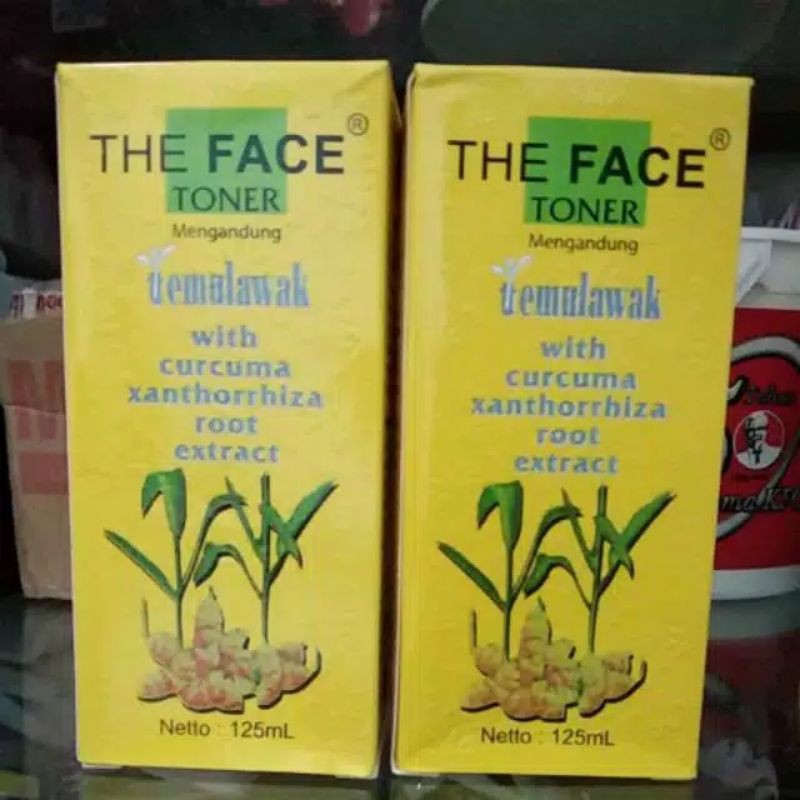 TONER TEMULAWAK THE FACE BPOM - THE FACE TONER TEMULAWAK BPOM