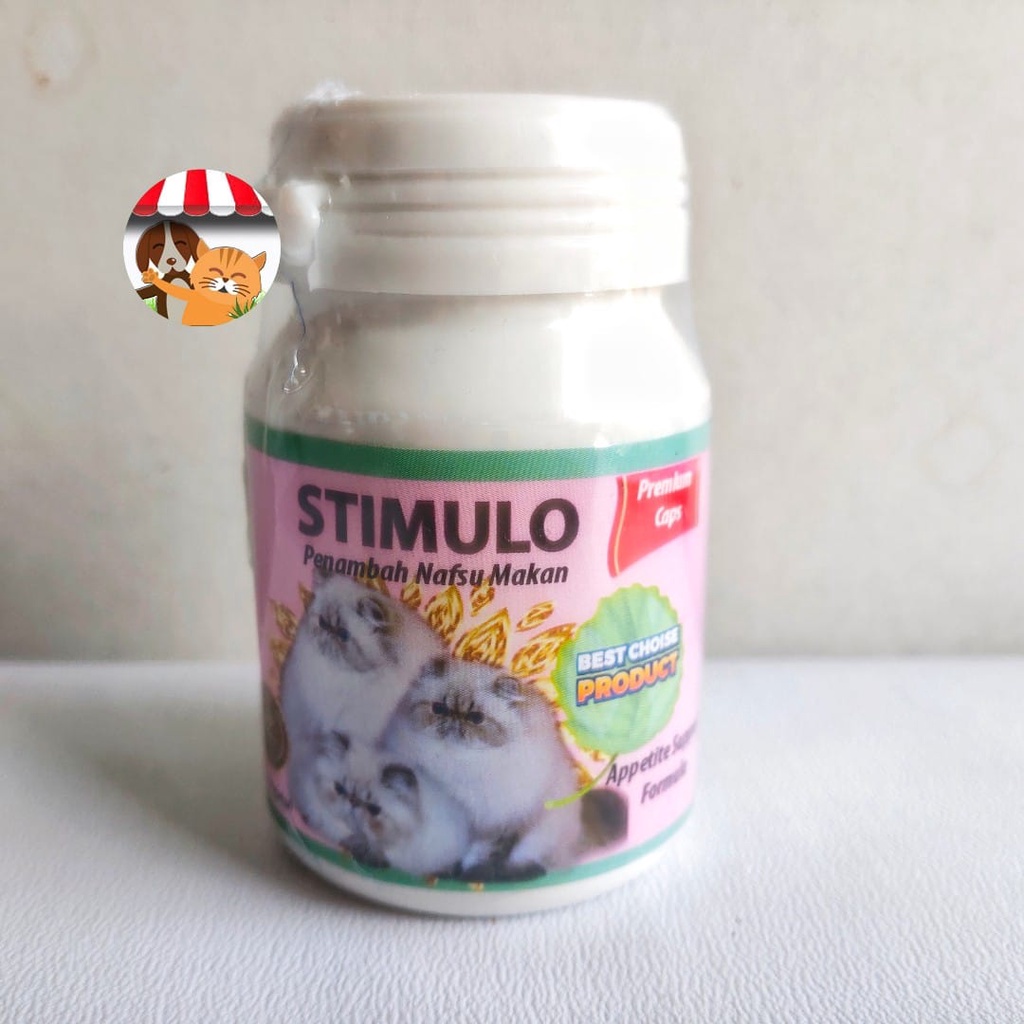 Stimulo Cat 12 Kaps - Penambah Nafsu Makan Kucing dan Anak Kucing