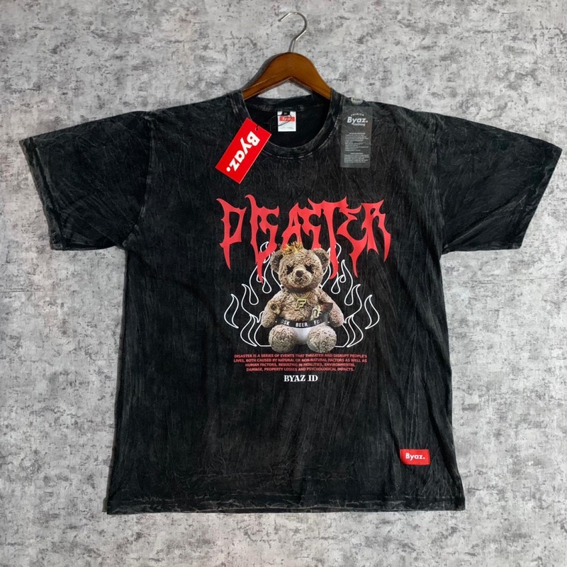 T Shirt Disaster Bear Washing BYAZ Original