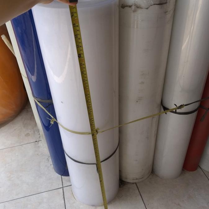 best seller] Fiber penutup pagar putih tebal. Kanoplas fiber