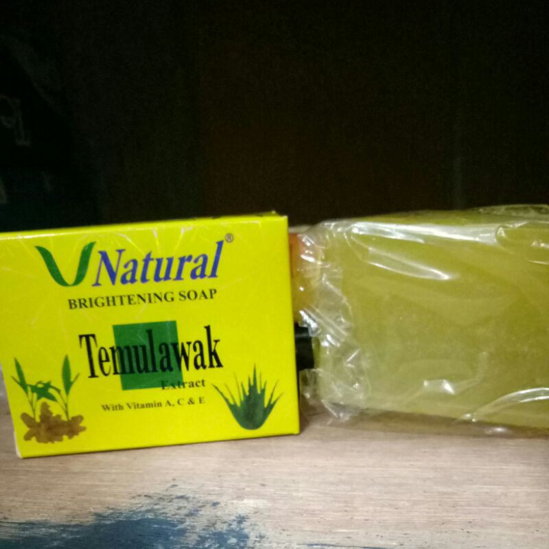 Vnatural temulawak brightening soap 80g