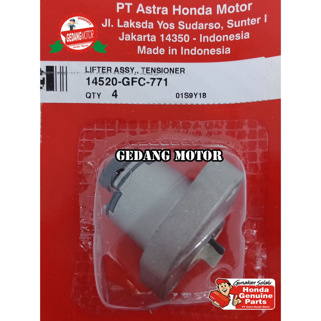 STUT TENSIONER KAMPRAT KARISMA, SUPRA 125, BEAT, VARIO ASLI HONDA GFC