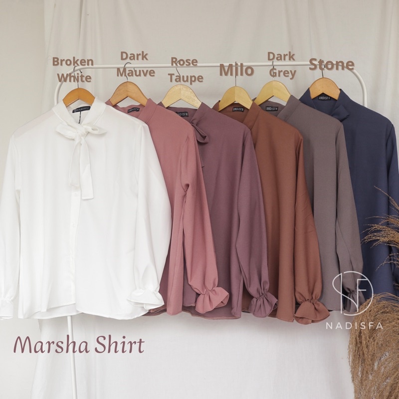 MARSHA SHIRT KEMEJA POLOS