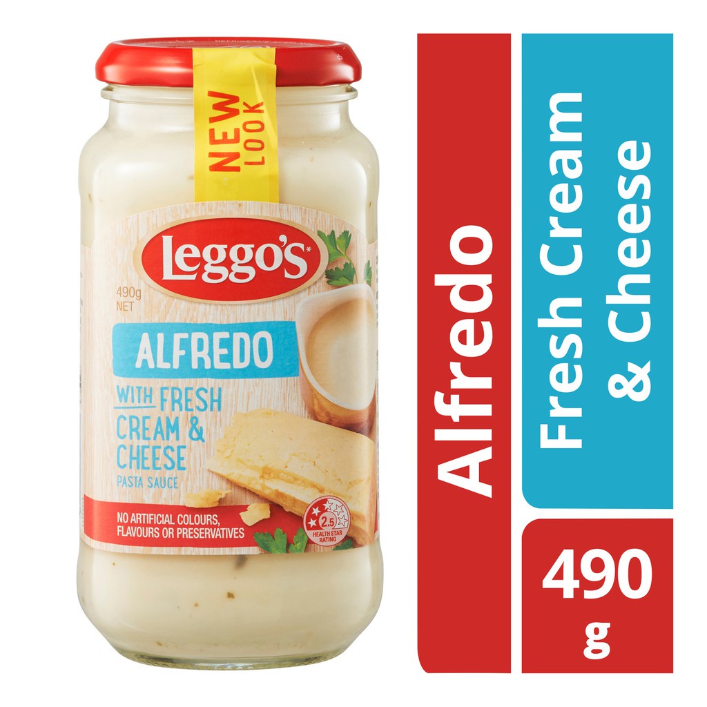 

Leggo's Alfredo with Fresh Cream & Cheese 490 Gram | Saus Pasta
