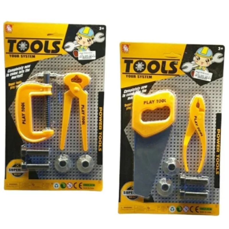 

Mainan Anak Set 2 Pcs Power Tools Perkakas