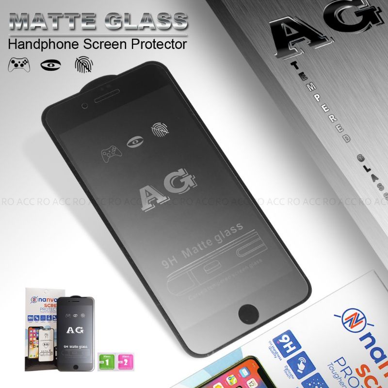 AG TEMPERED GLASS MATTE KACA FOR IPHONE X/XS/XR/XS MEX//11/11 PRO/11 PRO MEX