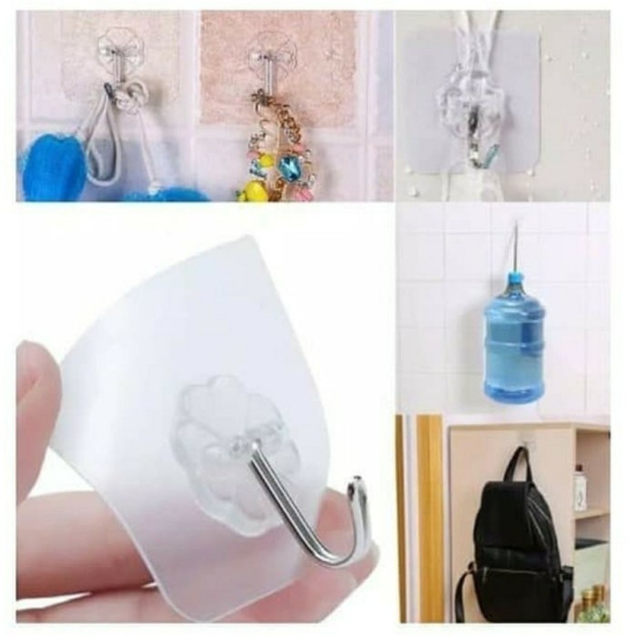 GANTUNGAN HOOK TEMPEL DINDING KUAT DAN TAHAN - GANTUNGAN TEMPEL HOOK