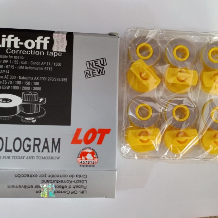 

Kusus Hari Ini Lift Off Tape Ta/Royal(Isi 6)/Tipe-Ex Penghapus Merek Hologram Hot Sale