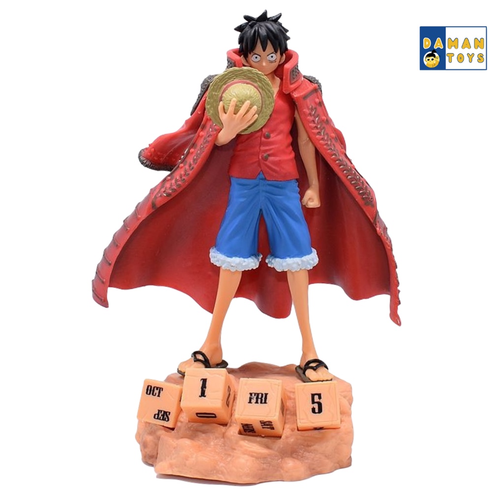 Anime Action Figure ONE PIECE Monkey D Luffy Eternal Calendar Mainan Hadiah Kado Anak Laki