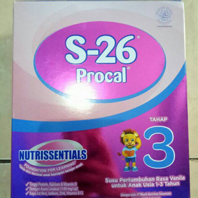 Susu S 26 tahap 3