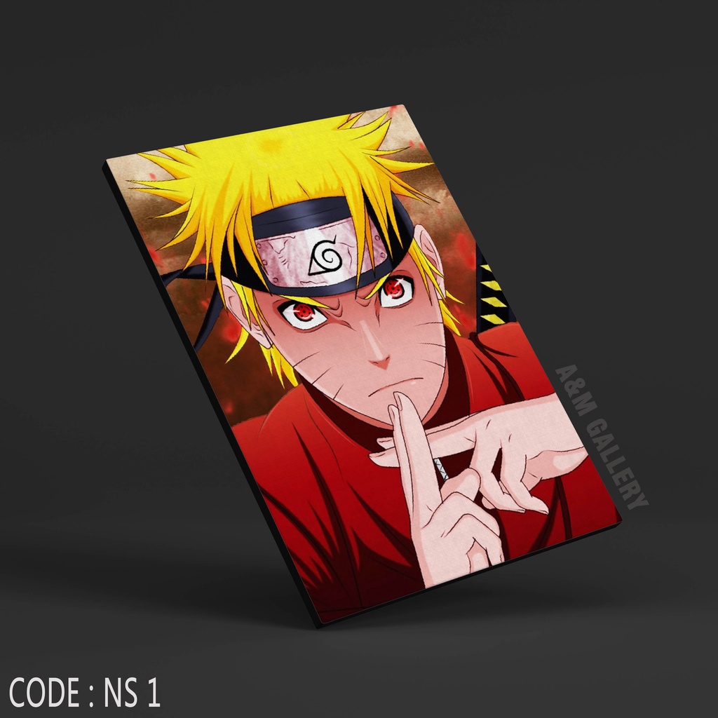 Poster Kayu NARUTO SHIPUDEN Hiasan Dinding Dekorasi Kamar I Poster Kayu Anime Dekorasi Kamar - A&amp;M