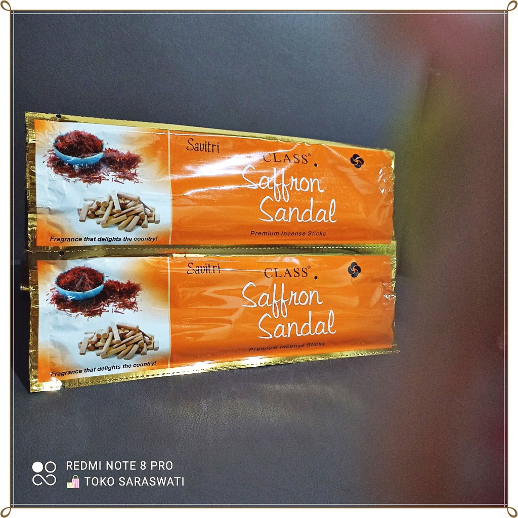Hio Dupa Wangi Aromaterapi Cendana Safron Isi 35 Stik