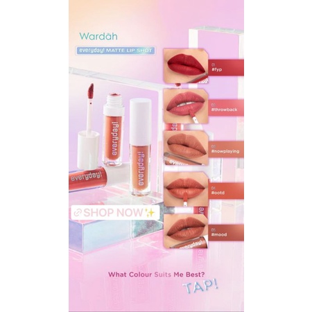 BARU WARDAH EVERYDAY LIP SHOT