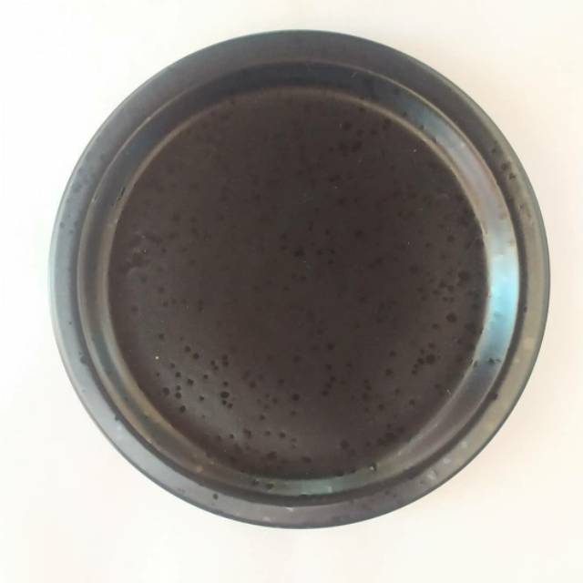 Piring keramik  makan hias  motif  black dot salad Shopee 