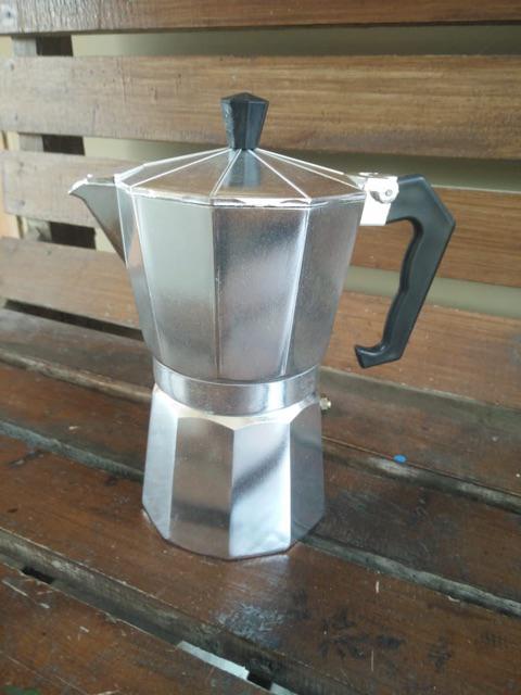 Coffee Maker Espresso Mokapot Alumunium 6 Cup Teko Kopi Panas