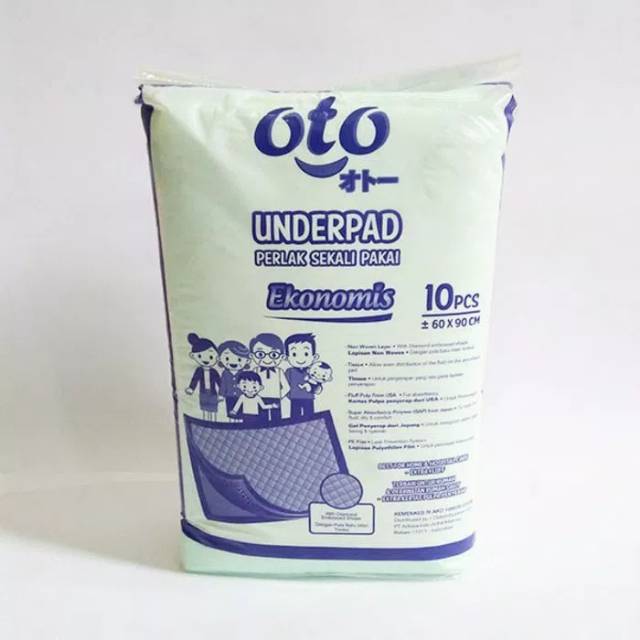 OTO/diapro UNDERPAD DISPOSABLE ISI 10PCS