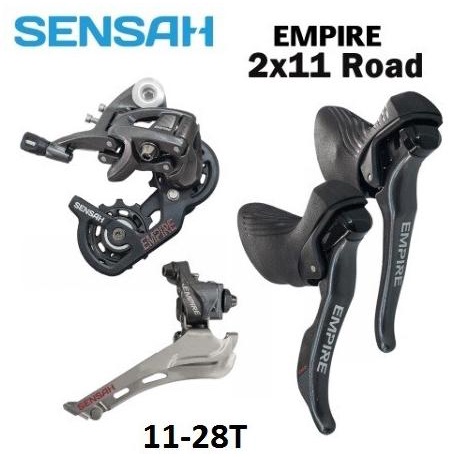 Groupset Sensah Empire 2 X 11 Speed - Pilih Rd Short Atau Medium