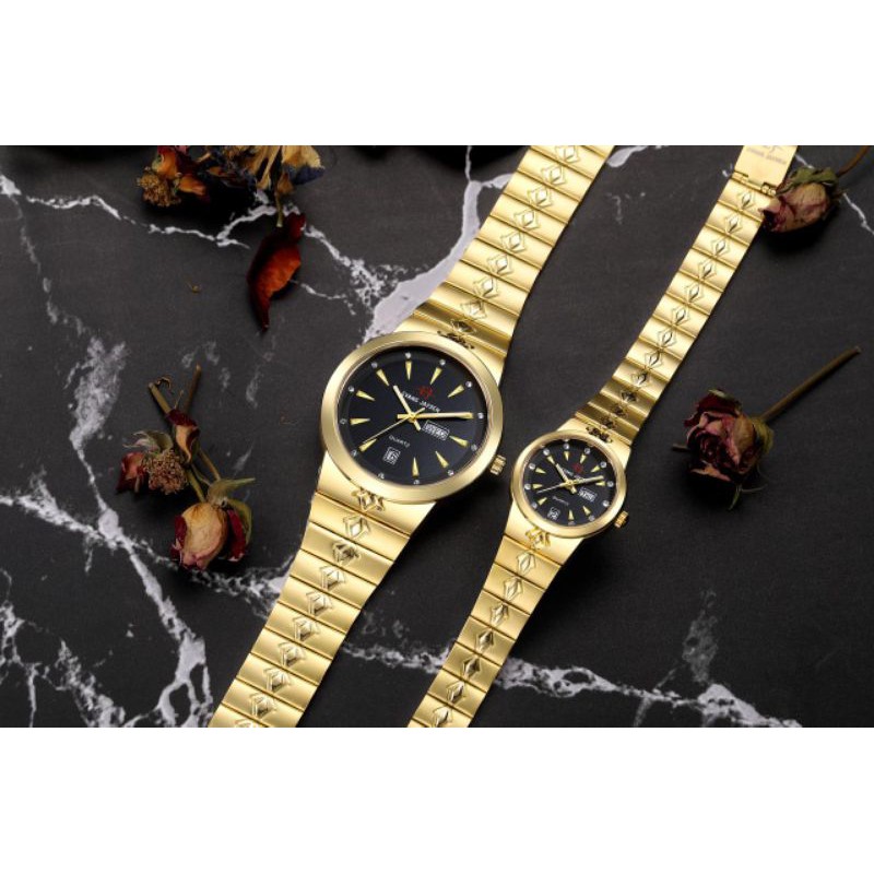 Jam Tangan Couple Evans Jayden Original 5015 Tahan Air Harga Sepasang