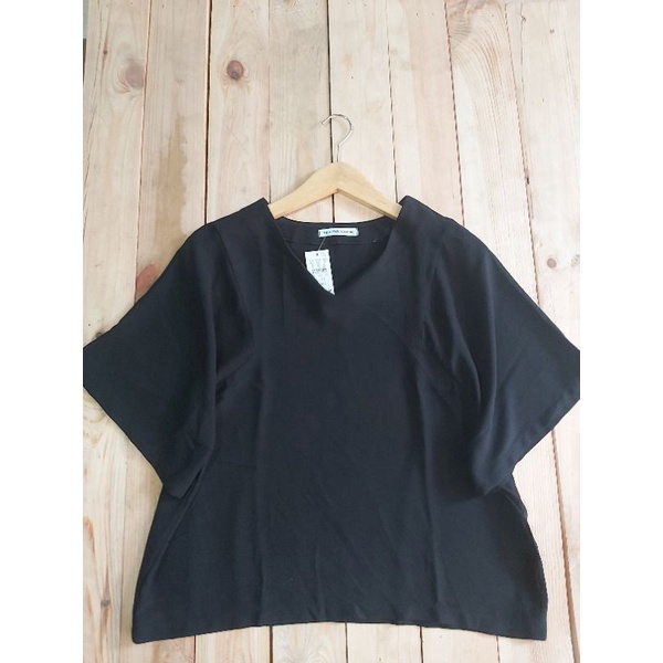 PD 082 blouse batwing hitam brand healthy karen