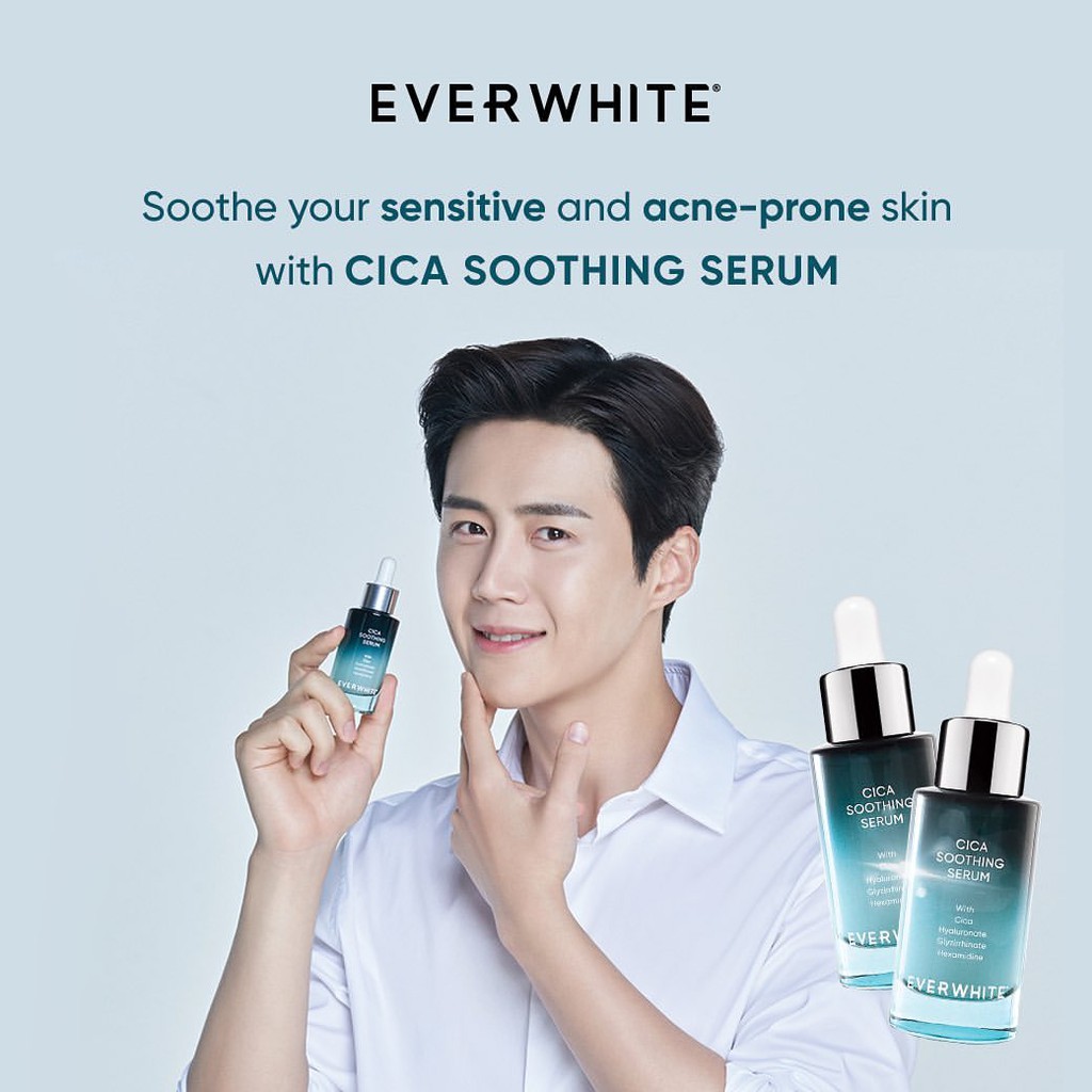 [BPOM] EVERWHITE KIM SEON HO SERUM CHROMABRIGHT | CICA | NIACINAMIDE