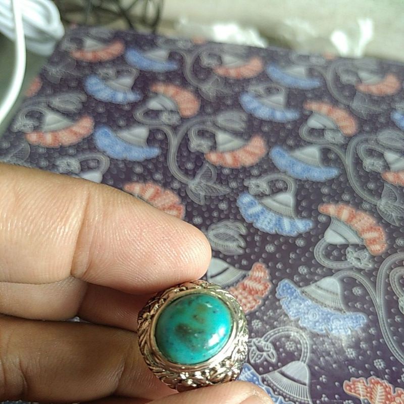 batu pirus persia asli ring model bali