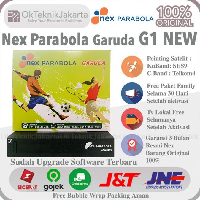 Promo  Receiver Parabola Nex Parabola GARUDA G1 Hybrid C Band Ku Band | Receiver TV