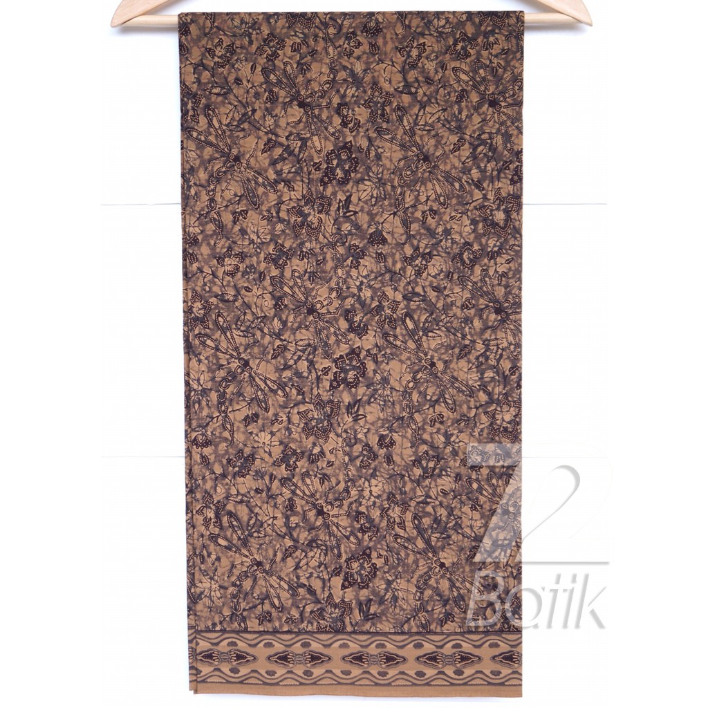 KEMEJA BATIK PRIA Lengan Pendek Premium Capung Warna Cream Coklat 728526 Cap 72 - Baju Kemeja Atasan Pakaian Setelan Batik Pria Cowok Laki Laki Remaja Keluarga Kantor Lengan Pendek Modern Slimfit Slim Fit Premium Kekinian