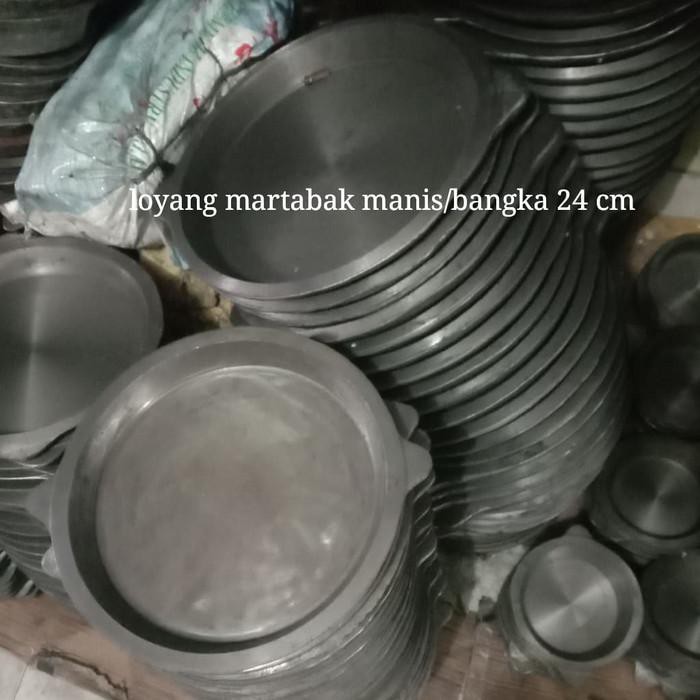 Loyang Kue / Loyang Martabak Manis/Bangka 24Cm Besi Cor