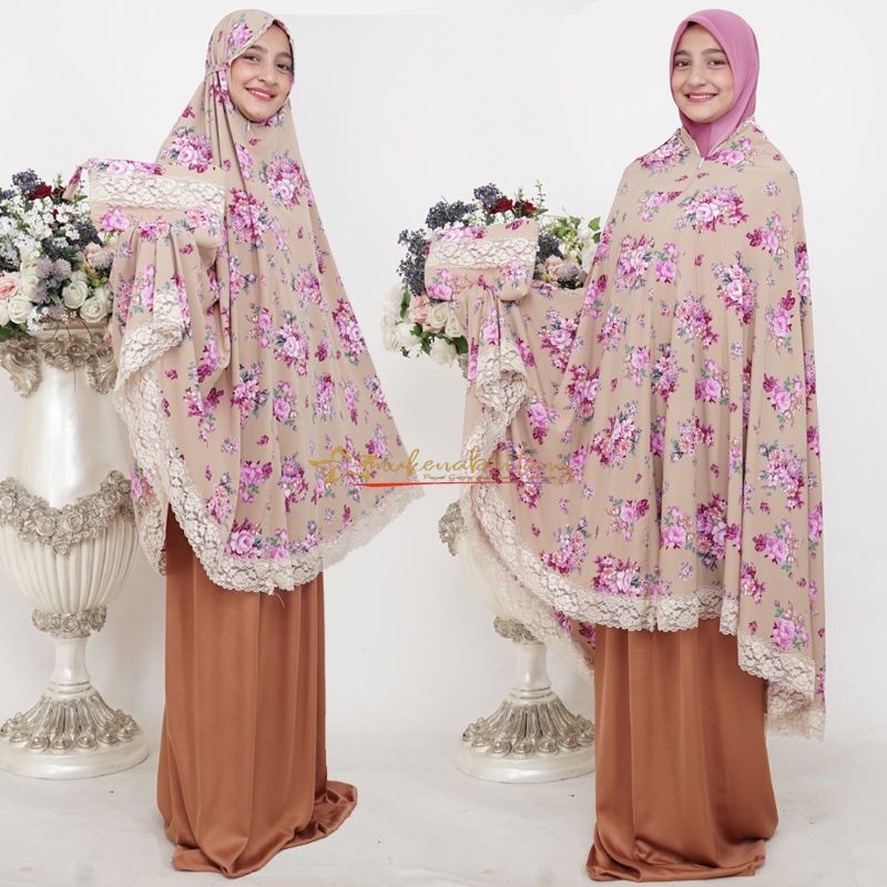Mukena Dewasa Mukena Dewasa Katun Silky / Armany Silk Adem / SILKY PREMIUM(G3P8) Mukena Dewasa Putih