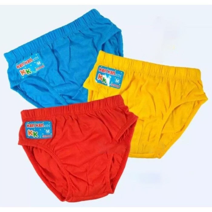 6 Pcs CD HT Man - Celana Dalam Anak Laki Laki - Polos Random Mix Warna