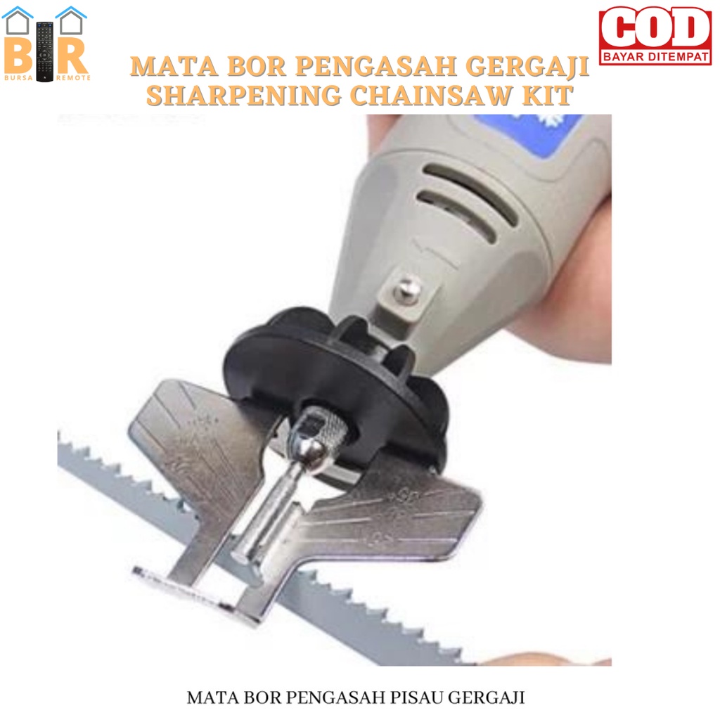 Mata BOR Pengasah GERGAJI SHARPENING CHAINSAW KIT