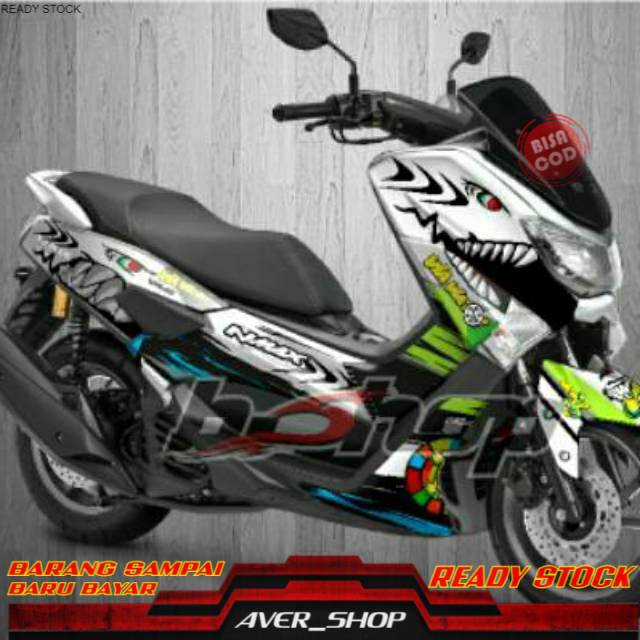 Decal nmax old full body Striping motor nmax 155 variasi Sticker motor Stiker nmax old 155 full body