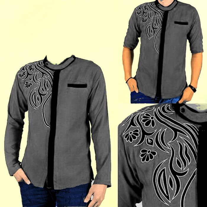 Motif Bordir Baju Melayu Model Baju Trending