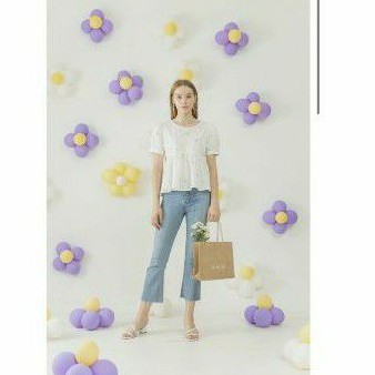 Oudre namu top in white