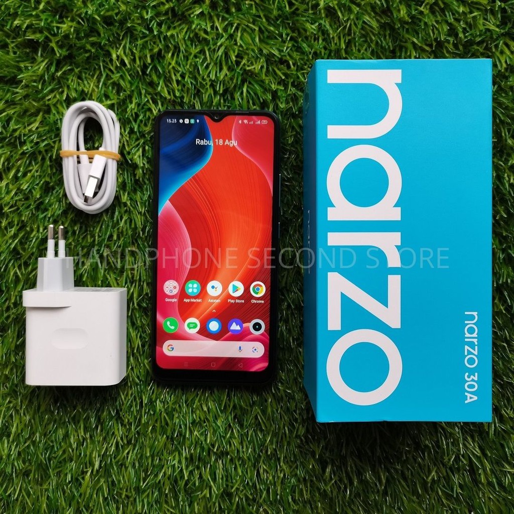 REALME NARZO 30A SECOND 4/64GB HANDPHONE SECOND HP SEKEN HP BEKAS HP MURAH