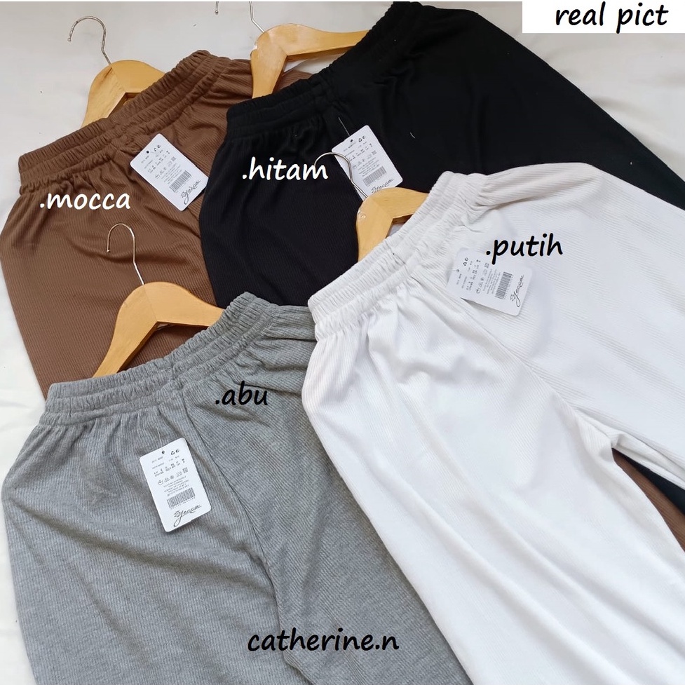 CELANA KULOT KNIT / BAHAN MELAR SAMPAI 126 CM