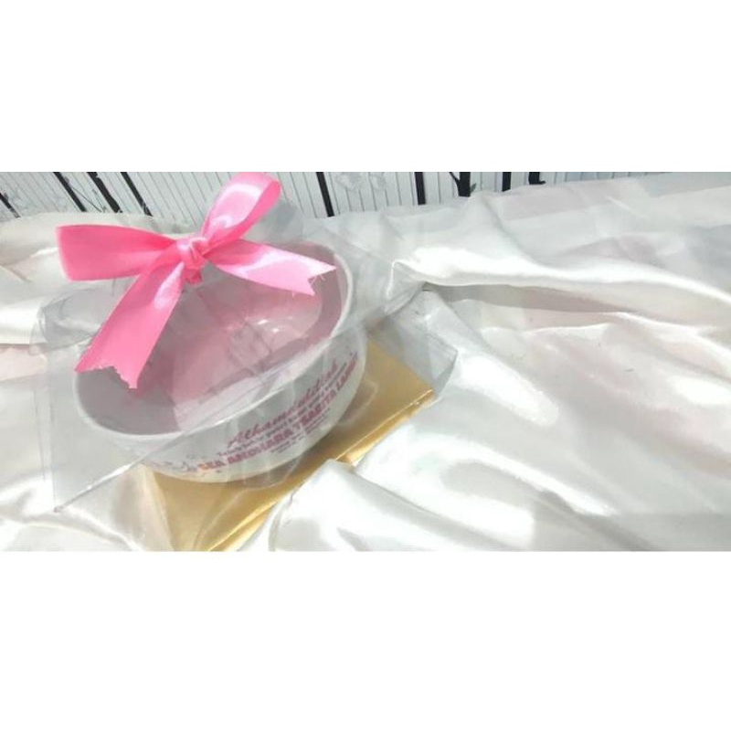 

kemasan mangkok two one kotak mika souvenir 15x15x8