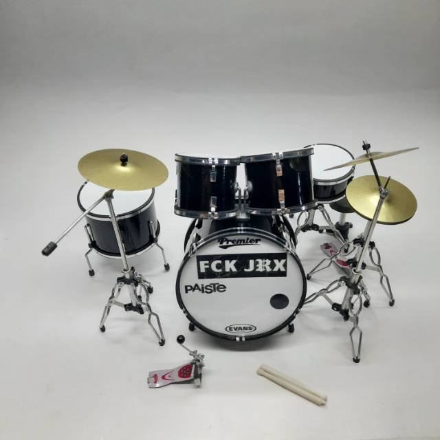 Miniatur drum set logo fck jrx sid