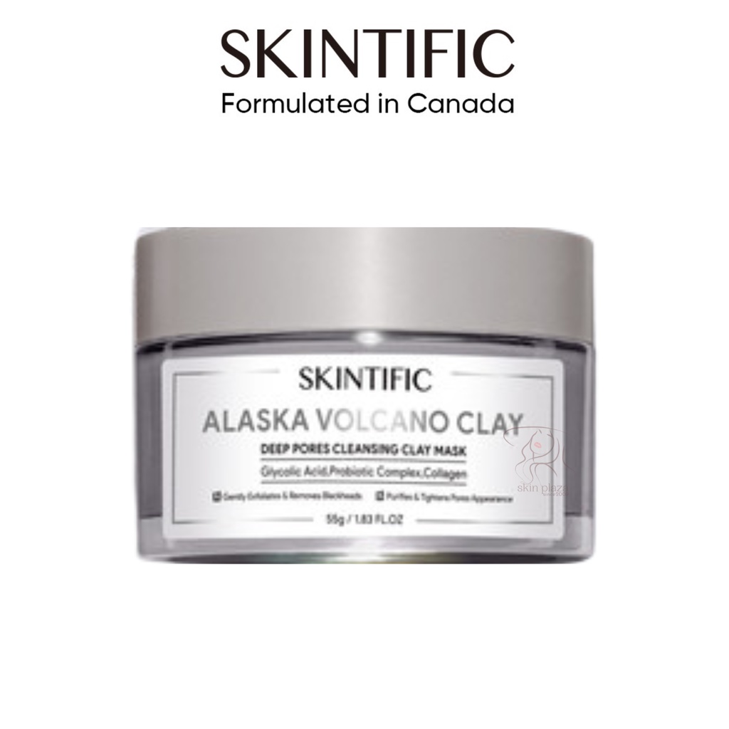 SKINTIFIC Alaska Volcano Clay Mask Deep Pores Cleansing Mud Mask 55gr BPOM