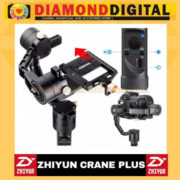 ZHIYUN CRANE PLUS 3-AXIS BRUSHLESS HANDHELD GIMBAL STABILIZER