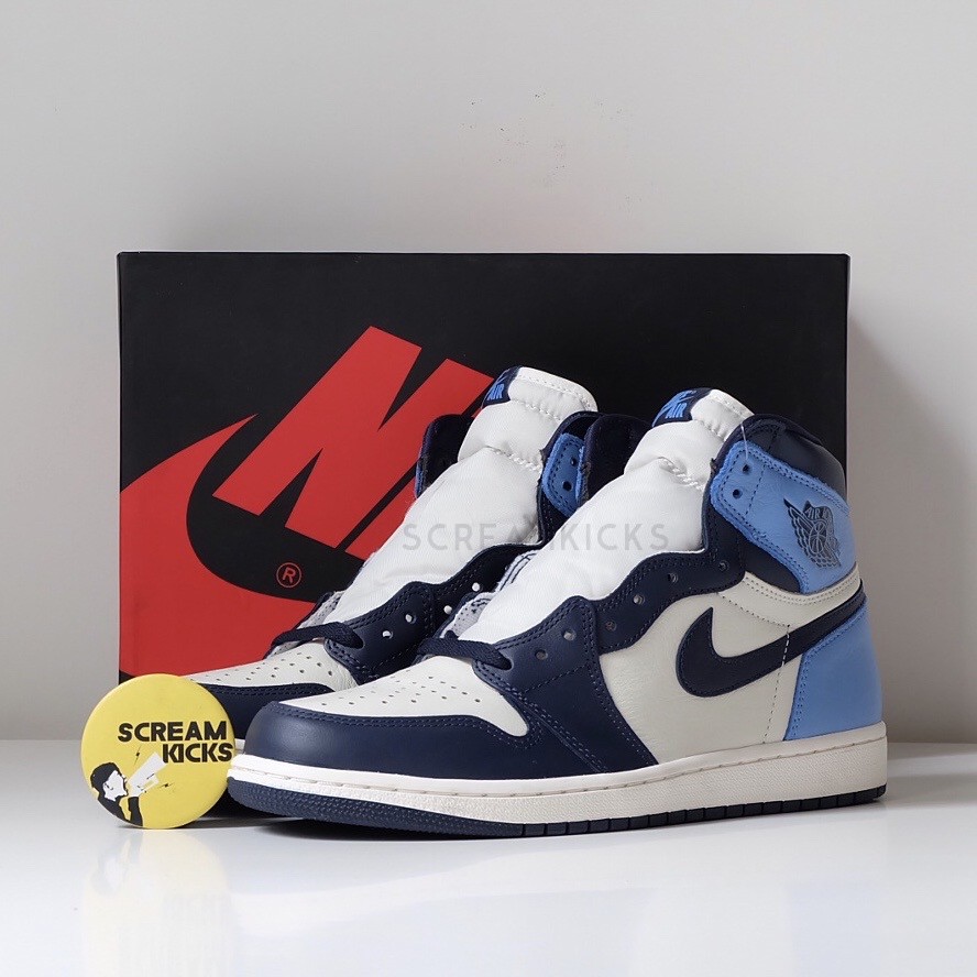 jordan one obsidian unc