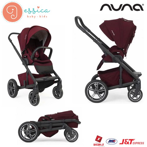 nuna stroller berry