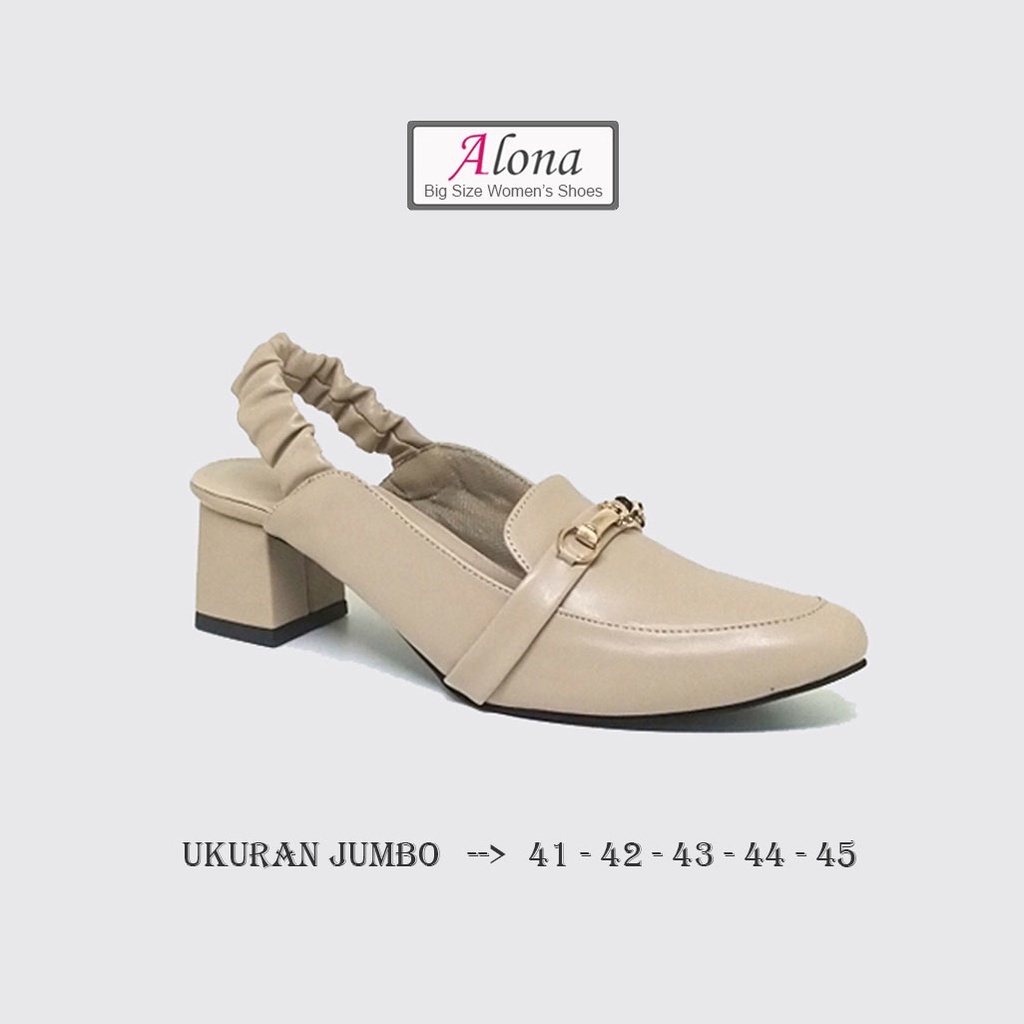 Heels fantopel sepatu kerja dan pesta wanita ukuran besar jumbo - Big Size
