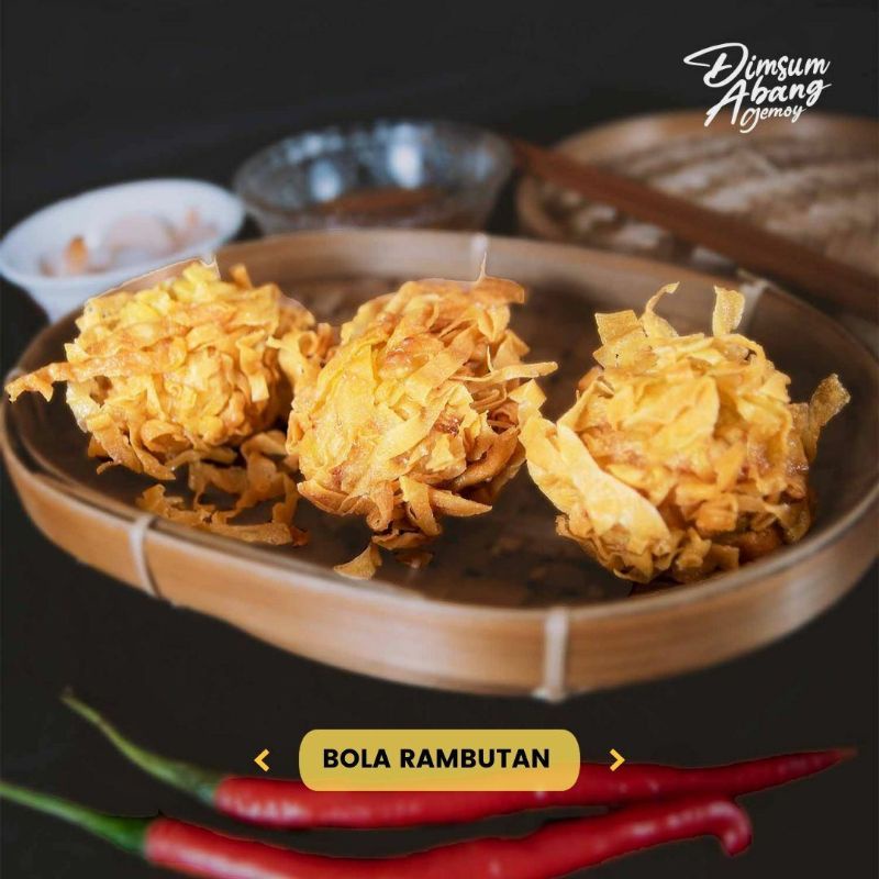 

Dimsum Goreng Bola Rambutan / Dimsum Abang Gemoy