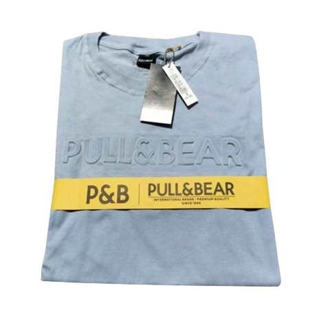 T-SHIRT FULL &amp; BEAR EMBOSS COMBED 30s / T-SHIRT PRIA WANITA UNISEX / T-SHIRT CASUAL PREMIUM GOOD QUALITY