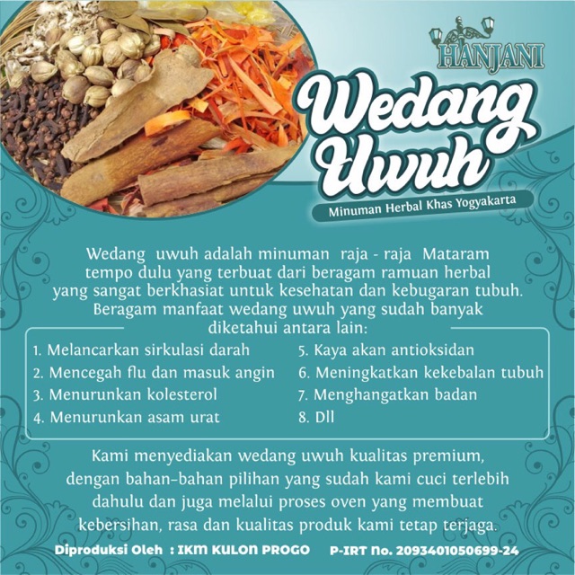 

Wedang uwuh Hanjani